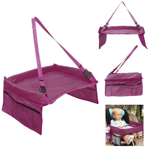 

Portable Kids Baby Children Car Safety Travel Seat Tray Drawing Board Table Waterproof