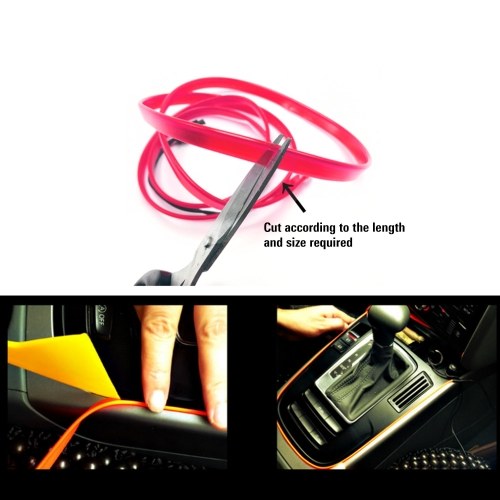 

New Model Interior Car Lights EL Car Cold Light Line T10 LED Bulb Car LED Line 3 Meters