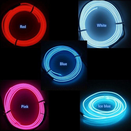 

EL Car Cold Light Line Car LED Line Girly car accessories interior 1 Meters