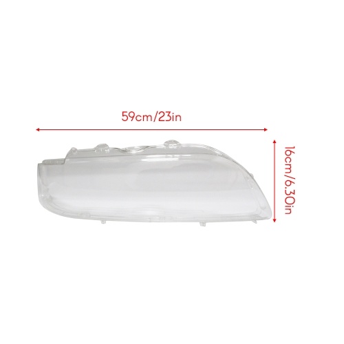 

Headlight Cover Shell Clear Glass Lens Headlamp Lense Right 63128375302 for Bmw 5 Series E39 518 520 523 52