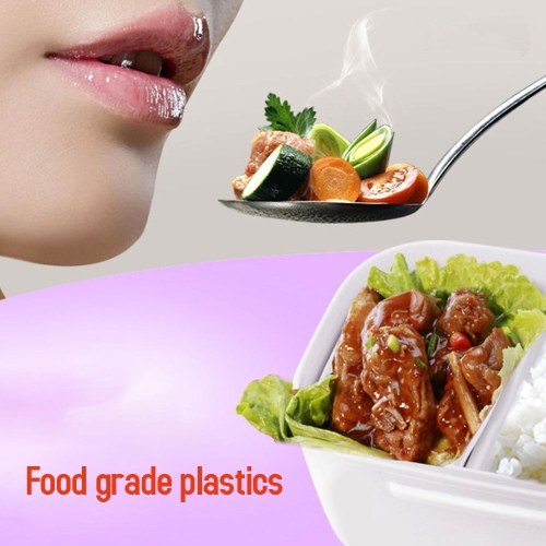 

Car Electric Heating Lunch Box Portable 12V Bento Meal Heater Food Grade Plastic Keeping Food Warm Red