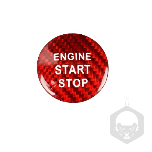Protecteur de fibre de carbone voiture moteur démarrage arrêt bouton de commutation autocollant allumage autocollant voiture décoration intérieure de remplacement pour Lexus NX200 NX300 GS ES200 ES250 CT RX300