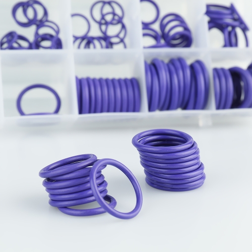 

225PCS Автомобильный кондиционер O-Type Repair Box Seal Rubber Washer Ассортимент Комплект NBR O-Shape Seal Ring