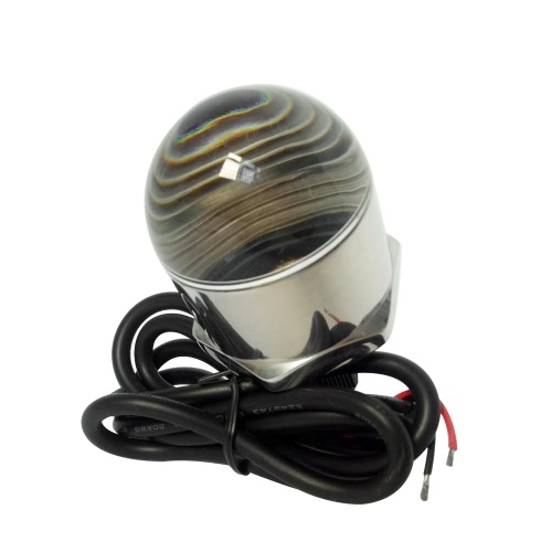 12V 10W Underwater LED Light Stainless Steel 304 IP68 Waterproof for Marine Yacht,Blue Light