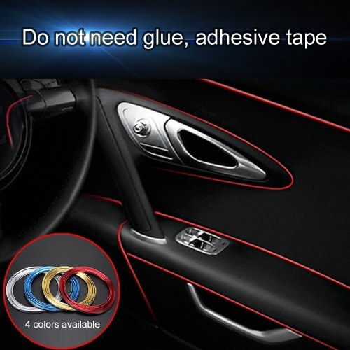 

Car Interior Moulding Trim 3 Meters Flexible Trim Strip Line Sticker Decoration Strip Sticker For DIY Automobile Car Interior