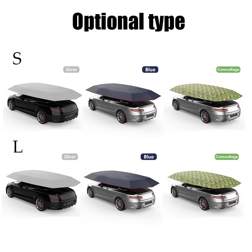 

4.2*2.1M Outdoor Car Vehicle Tent Car Umbrella Sun Shade Cover Oxford Cloth Polyester Covers Without bracket