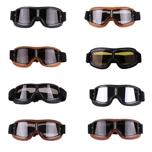 

Fashion Retro Style Vintage Motorcycle Goggles Helmet Protective Eyewear for Outdoor Sports