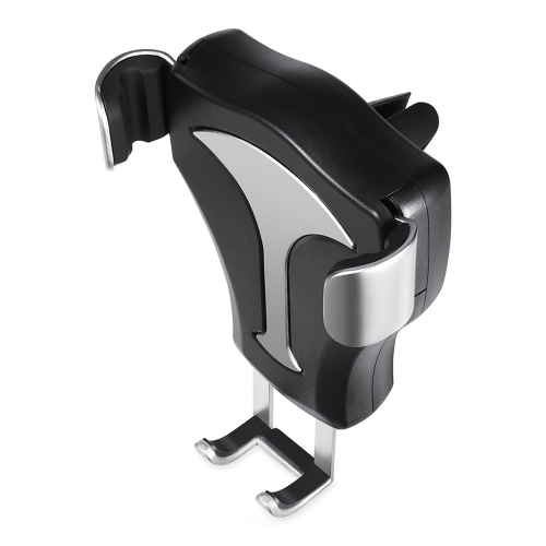 

Universal Car Phone Holder Metal Gravity Lock Mobilephone Mount Ox Head Shape Rotatable Auto Gravity Sensing Clamp