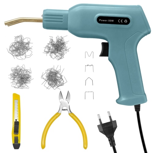 

Plastic Welding Machine Car Bumper Repair Kit 50W Garage Tools Hot Staplers PVC Stapling Machine