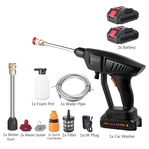 Cordless Pressure Washer 120PSI Portable Pressure Cleaner Handheld with Battery and Charger 