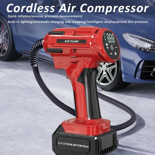 

Cordless Air Compressor Portable Tire Inflation Pump