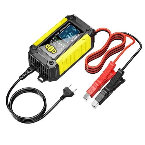 

FOXSUR 12V 6-Amp Battery Charger and Tester for Motorcycle Car