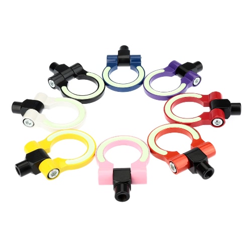 

Luminous Racing Tow Towing Hook European Car Auto Trailer Ring Folding Screw-on Front Rear