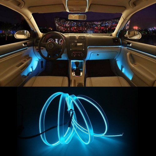 

New Model EL Car Cold Light Line Interior Car Lights Car LED Lights Interior 2 Meters