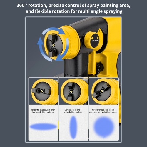 Cordless Paint Sprayer replacement for DEWALT RYOBI 20V Max Battery,Handheld Electric Paint Sprayer with 1000ML Container(Battery NOT Included) 