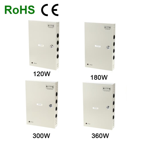 

18ch AC110 / 220V Для DC12V 30A 360W LED Driver Power Supply Box адаптер Трансформатор для CCTV камеры безопасности светодиодные полосы Строка