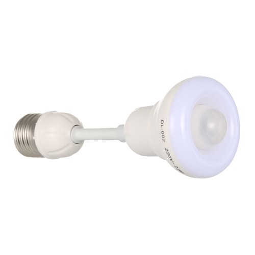 

2.5W 20 LED E27 Night Датчик движения PIR Light Control лампа AC220V 360 градусов Регулируемый автоматический выключатель для Кори