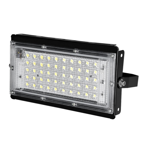 

AC180-240V 50W 50LEDs Wall Spotlights with Mounting Bracket Wire Connection IP65 Water-resistant Outdoor Secure LEDs Flood Light for Gate Yard Playground