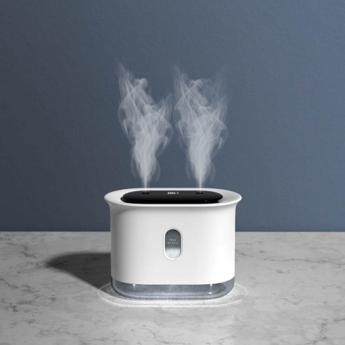 

Desktop Humidifier with Double Spray Night Light Function 1000ML High Capacity Digital Display USB Air Humidifier