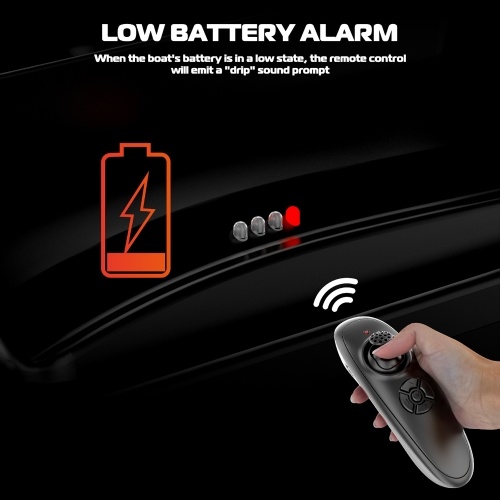 Fishing Bait Boat 500m Remote Control Bait Boat Dual Motor Fish Finder 2KG Loading 18000mAh Battery Support Automatic Cruise/Route Correction with Night Light Turn Signal 