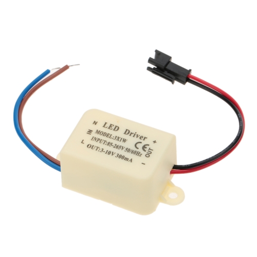 

AC85-265V DC3-12V 300mA LED Driver Power Supply Adapter Transformer Switch for Spotlight Ceiling Down Lamp
