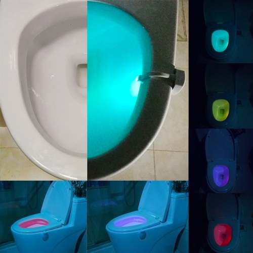 LED LightBowl RGB Rechargeable Toilet Light