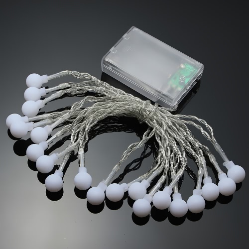 

20/30/40 Pcs Globe String Twinkle Lights with Bulbs Indoor LED Safety Warm White Fairy Festoon Party Lighting for Patio Wedding Bedroom Party Multicolor