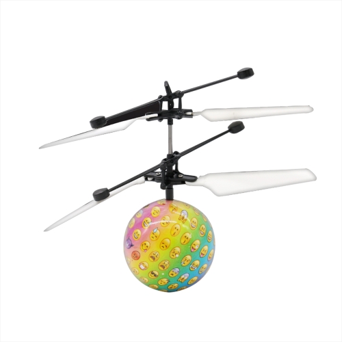 Levitated Luminous Intelligent Sensor Flash Flying Helicopter Ball