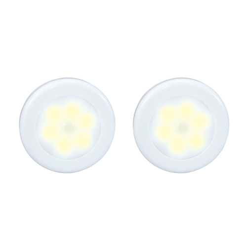 

2Pcs Wireless Puck LED Remote Control Cabinet Light