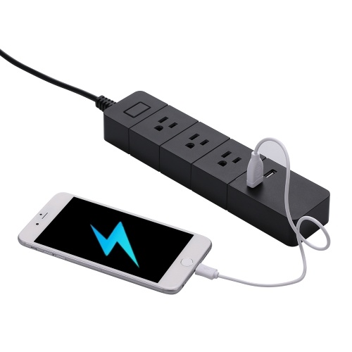 

WIFI Smart Power Strip с интерфейсом 3AC и двумя USB-портами