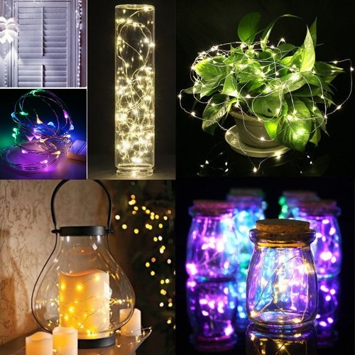 

LED Fairy Starry Copper Wire String Battery Operated Powered IP65 Water Resistance Extra Flexible Bendable Light Strip