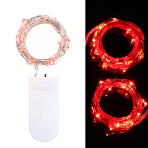 LED Fairy Starry Cable de cobre Cuerda Batería Powered IP65 Resistencia al agua Flexible flexible Flexible