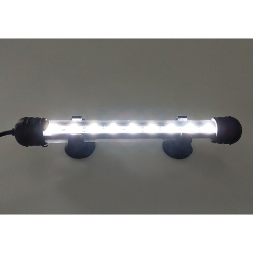 AC110-240V 2.4W 9 LED Lámpara de acuario sumergible