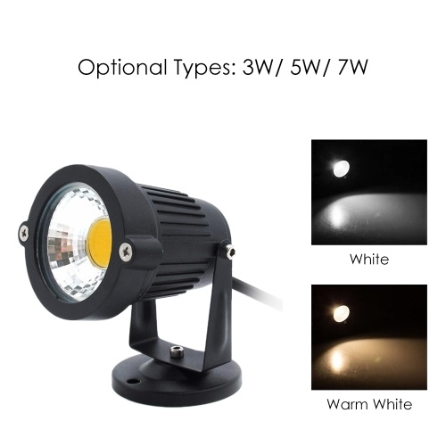 

AC85-265V / DC12-24V 3W COB LED Газонная лампа с базой