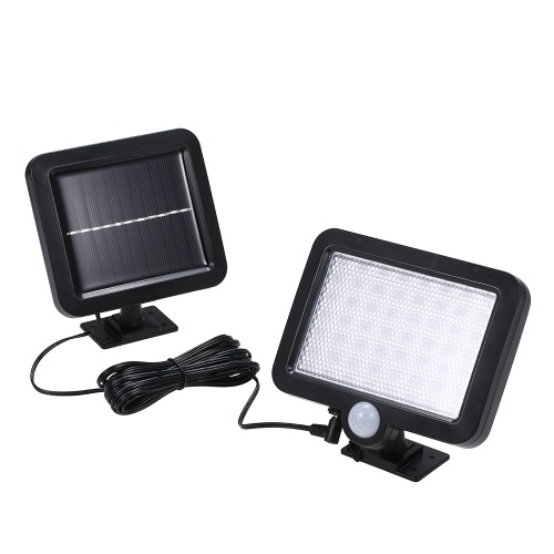 

9V 3W 56 LEDs Solar Powered Energy Wall Lamp