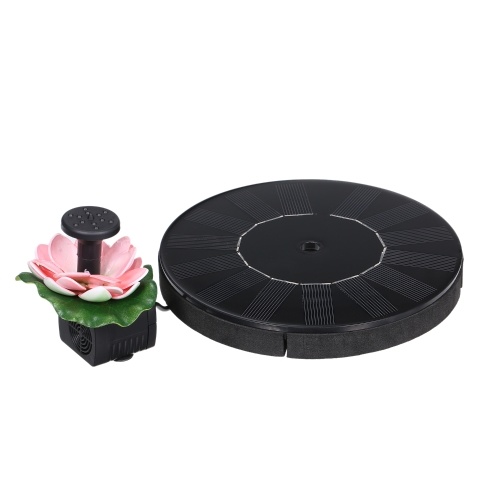 

Solar Powered Energy Fountain Pump Kit Water Pump Set with Flower
