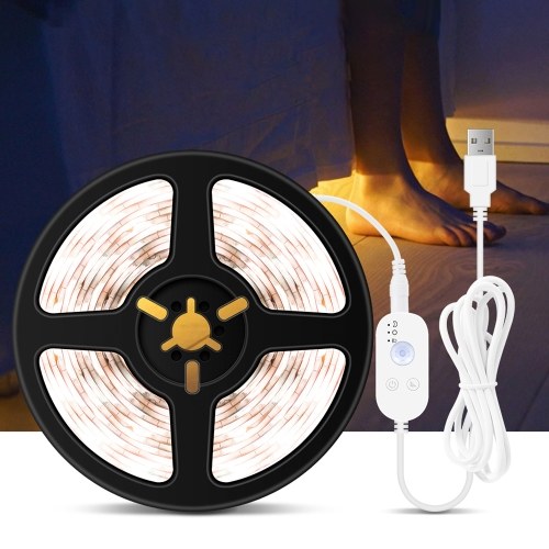 USB Dimmable LED bandes lumière PIR capteur de mouvement corde lumière pour TV ordinateur bureau fond maison cuisine éclairage décoratif