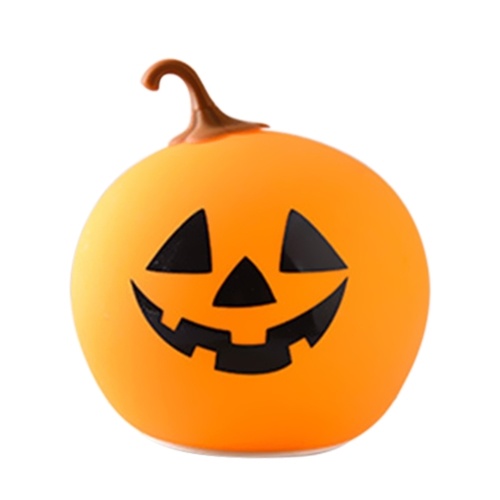 

Pumpkin Light Halloween Decor Colorful Silica Gel Patting Light Home Bar KTV Market Party Desktop Prop Decorative Lamp