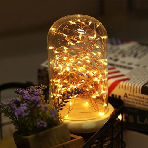 

String Light Copper Wire USB 5V Power Supply Fairy Lights Party Decor Lamp