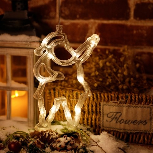 

LEDs Christmas Fairy Hanging Light Christmas Window Wall Decor Lights for Bedroom Wedding