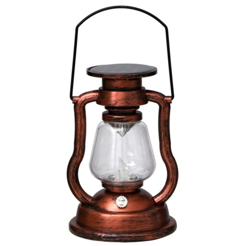 Solarbetriebene hängende Kerze Licht Retro LEDs Öllampe flackert flammenlos für Patio Garden Yard Zelt