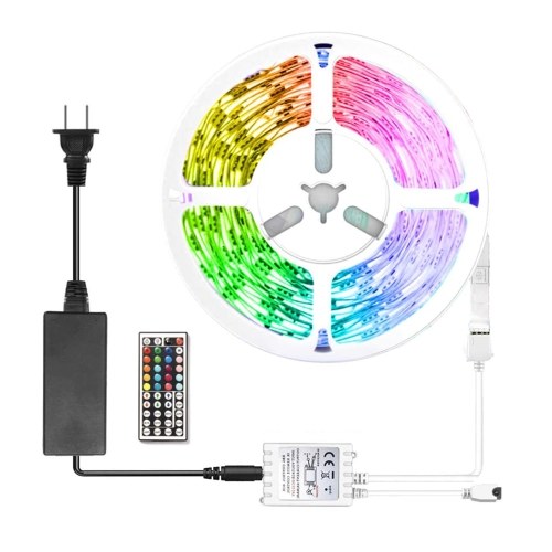 

44-Key IR Remote Light Strip IR Receiver Dynamic Modes 3528RGB Set Home Party Decoration