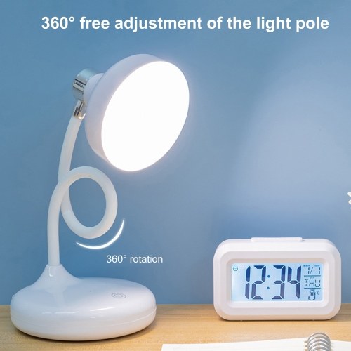 LED Eye-care Desk Lamp USB Rechargeable Reading Lamp 