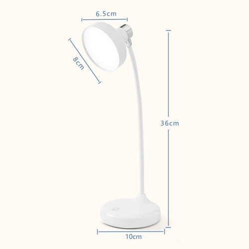 LED Eye-care Desk Lamp USB Rechargeable Reading Lamp 
