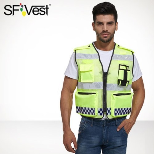 SFVest High Visibility Reflective Safety Vest