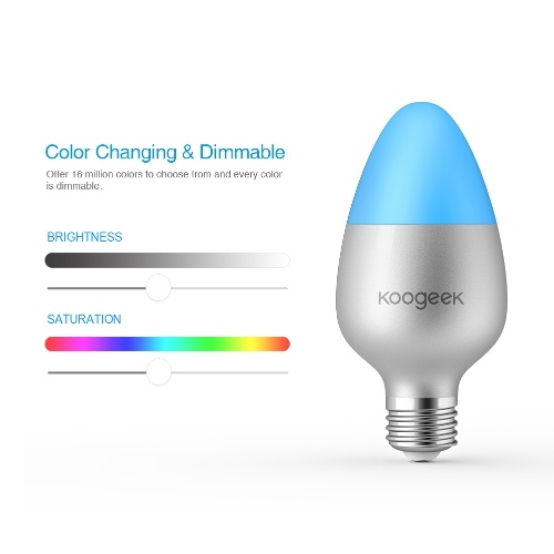 

Koogeek E26 8W Color Changing Dimmable Wi-Fi Smart LED Light Bulb