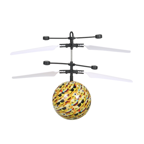 Levitated Luminous Intelligent Sensor Flash Flying Helicopter Ball