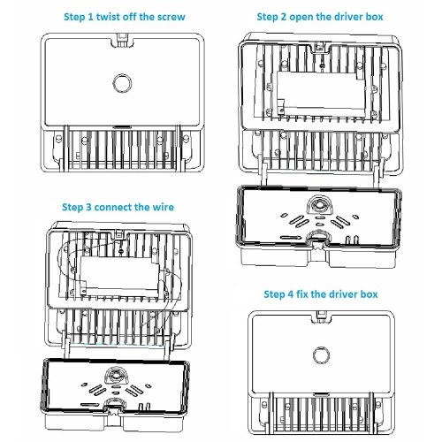 

AC100-277V 70W LED Wall Pack Light Fixture