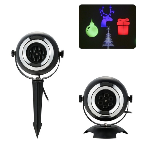 

AC100-240V 4 LEDs Projector Light Lawn Lamp