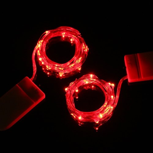 

LED Fairy Starry Copper Wire String Battery Operated Powered IP65 Water Resistance Extra Flexible Bendable Light Strip